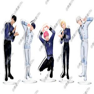 플레이브 피규어 아크릴 스탠드 애니메이션 액션 장식 모델 액세서리 선물 데스크탑 장식품