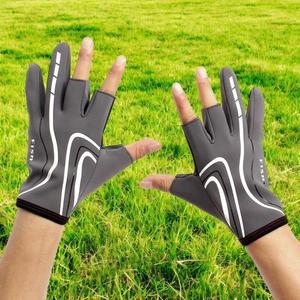 [MENP7OZZ_53DF]남성장갑 그립 낚시 장갑 (그레이) 3컷