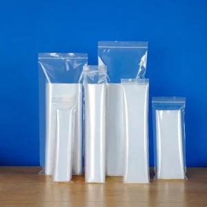 롱 지퍼팩 10매 긴비닐 투명 우산 봉투 다양한 사이즈