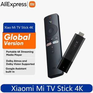 크롬캐스트 글로벌 버전 샤오미 TV 스틱 4K 안드로이드 11 2GB RAM 8GB ROM 넷플릭스 와이파이 구글 어시스턴트 블루투스 스마트 동글