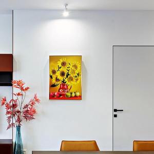 금전운 황금세련 해바라기 사과 그림 거실 인테리어 액자