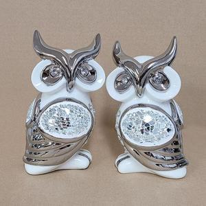 데일리데코 모던드로 부엉이 도자기 인테리어 소품 세트