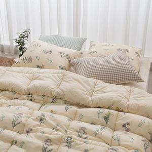 야생화 순면러블 이불패드세트 Q 베이비 사계절 침구세트