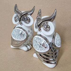 데일리데코 유니로나 부엉이 도자기 인테리어 소품 세트