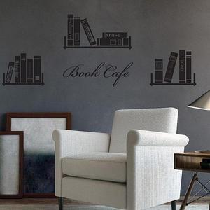 그래픽스티커고급 북카페-카페스티커 WBWG161