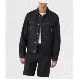 무신사 스탠다드 MUSINSA ANDAR D 이도현 셀비지 데님 트러커 자켓 재킷 2 딥 인디고 MMENJ104-DI 612198