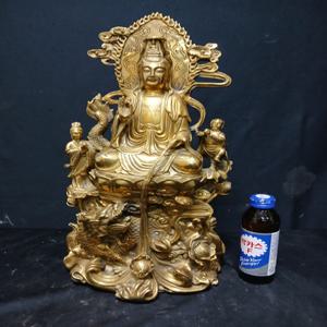 금동 대형 관세음보살상 길이22cm, 높이42cm 단초마을 골동품/수집품/앤틱