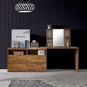 [기타][보루네오]라보떼 멀바우 1200 3단 서랍장+상판+화장대 MB12(수도권무배)