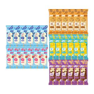 조이 아이스바 5종 30개 혼합 블루베리,스트로베리,그레인,망고크림,카카오