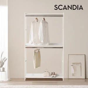 [스칸디아]노든 철제 드레스룸 시스템장 1200 2단 옷장