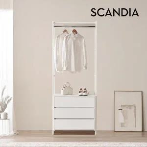 [스칸디아]노든 철제 드레스룸 시스템장 800 3단 서랍 옷장