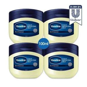 바세린 오리지널 프로텍팅 젤리 100ml 4개
