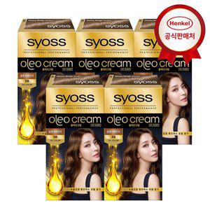 갤러리아 사이오스 올레오크림 새치염색약 3-B 글로시베이지 x 5개