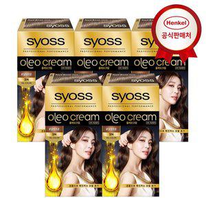 갤러리아 사이오스 올레오크림 새치염색약 3-N 로얄브라운 x 5개