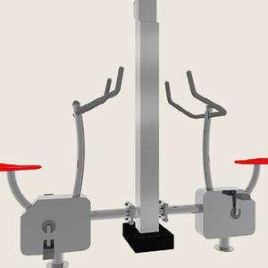 TK 우리 자전거 2인용 스텐 WRSP-4803 야외운동기구