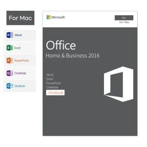 MS 오피스 2016 Home & Business Mac (처음사용자용 맥용) 정품 PKC