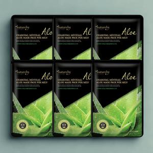 차콜 미네랄 알로에 마스크팩 포맨 총60매입 대용량