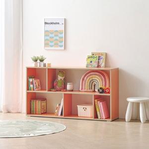 육아템 구르미 유아동 1200 2단 낮은 책장 교구장 BJ5714(착불)