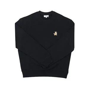 [메종키츠네]메종키츠네 스피디 폭스 패치 콤포트 맨투맨 블랙 MM00313KM0321 P199