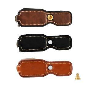 [누리사진관]PU 가죽 카메라 케이스 가방, 캐논 EOS M10 하단 커버용 하프 바디, 신제품