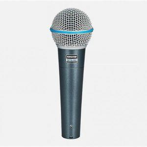 Shure New Beta58A 슈퍼Cardioid 다이나믹 보컬 마이크 빠른 배송ping 마이크로폰 연결 이어폰 스탠드 케이