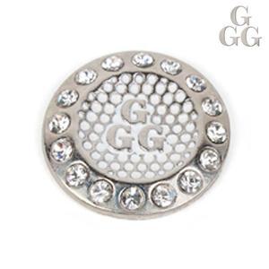 [MENKPOQ5_53DC]골프 볼마커 큐빅 화이트 G3 HMJS702