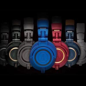 [누리SOUND]기존 오디오 Technica ATH M50X HIFI 이어폰 전문 완전 밀폐형 모니터링 헤드폰 휴대용 접이식