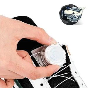 신발끈 고정 클립 컴퓨터 다이얼 운동화끈 조절-WFGWUIX