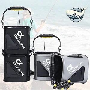 접이식 낚시 미끼통 휴대용 물고기통 편리한-WFGVVT8
