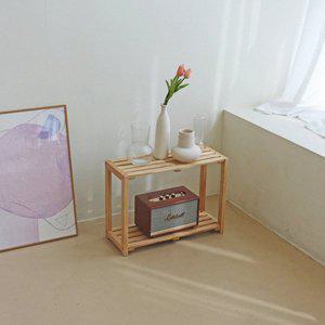 원목틈새2단선반(대)
