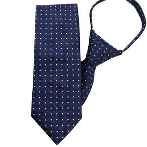 갤러리아 [ELLE HOMME] 엘르옴므 패션 자동/지퍼넥타이-아르테미스 네이비핑크