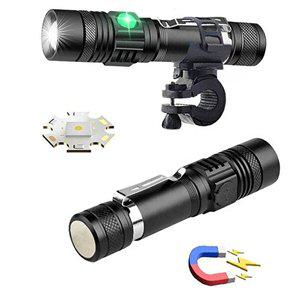 자전거 LED 충전식 야외 안전등 전조등 랜턴 라이트-WFFFZBR