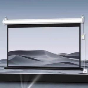 전동롤스크린 빔 빔스크린 블라인드 거실 스크린 화면 40인치 4 3 169