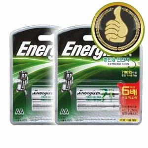 B에너자이저 충전지 AA 4알 NiMH 니켈수소충전지 (WFHU1SI)