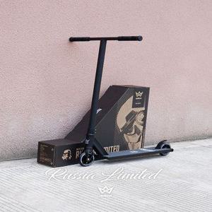 스턴트 스쿠터 레인보우 트릭용 퀵보드 두발 블랙 초등학생 기술 프리스타일 바 청소년 어른