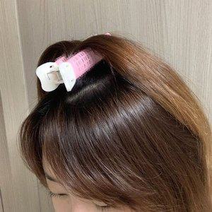 고품질 핑크 가르마 뽕 집게핀 1P 구르프 헤어롤 스타일링 볼륨업 (WFHV9CV)