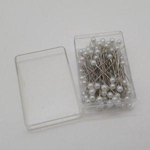고품질 원형 진주시침핀 진주 미싱부자재 시침핀 화이트 깔끔한느낌 감각적 네일파츠 진주팔찌 (WFHV9KO)