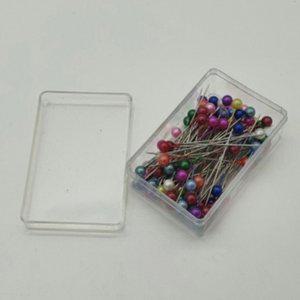 고품질 컬러 진주 시침핀 미싱부자재 진주시침핀 원형 깔끔한느낌 감각적 네일파츠 진주팔찌 (WFHV9KP)