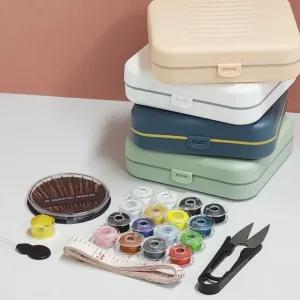 분실예방마그넷손바느질상자 경제적인 반짇고리함 (WFHVGHO)