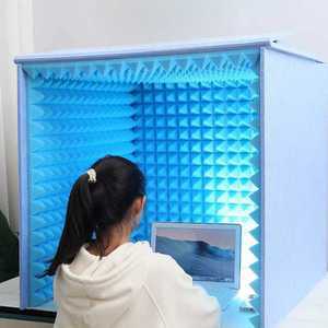 소형 방음부스 소음 방송 미니 연습 이동식 탁상용