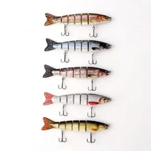 미끼 6단 낚시 5p 세트 루어 히트피싱-WFBC277