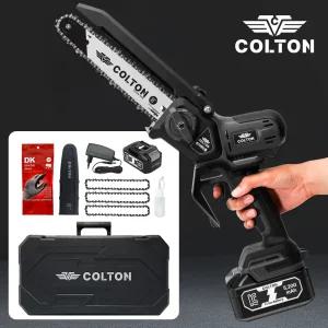 콜튼 전기톱 무선 전동톱 체인톱 충전 20cm 
