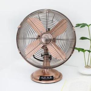 REINA 30cm 메탈 탁상용 선풍기 황동  RF-3121 인테리어 레트로