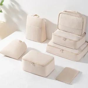 고품질 여행 캐리어 파우치 정리 보조수납 가방 파우치 7종 여행용파우치압축 여행파우치 (WFHVY7A)