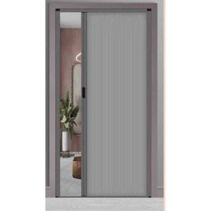 무타공 중문 슬라이딩도어 방풍 무타공현관중문 커튼식 빌라 가림막 필요없는 간이중문