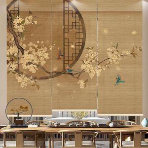 산수화블라인드 롤스크린 수묵화 민화 동양화 병풍 가리개