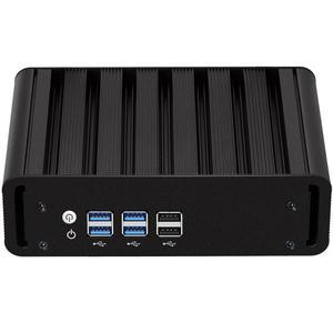 누리공구 Helorpc 팬리스 산업용 미니 PC, 1LAN, 8USB, 8G, DDR3 지지대, 윈도우 7, 8/10, 리눅스 펜스 방