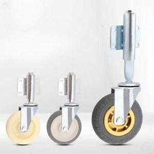 철대문 바퀴 교체형 전원주택 레드 5인치 별장 철제 담장 부품 나일론휠 문 용품