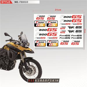 오토바이 반사 스티커 바디 연료 탱크 헬멧 방수 로고 데칼 BMW F800GS f800 gs 로그인 스티커