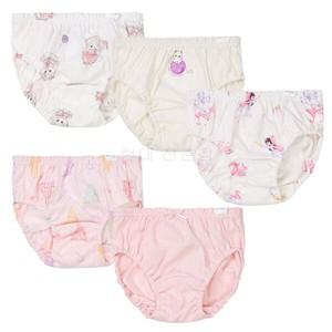 [오가닉맘] 아동 여아삼각팬티 5종세트 (MKFUUP22S)